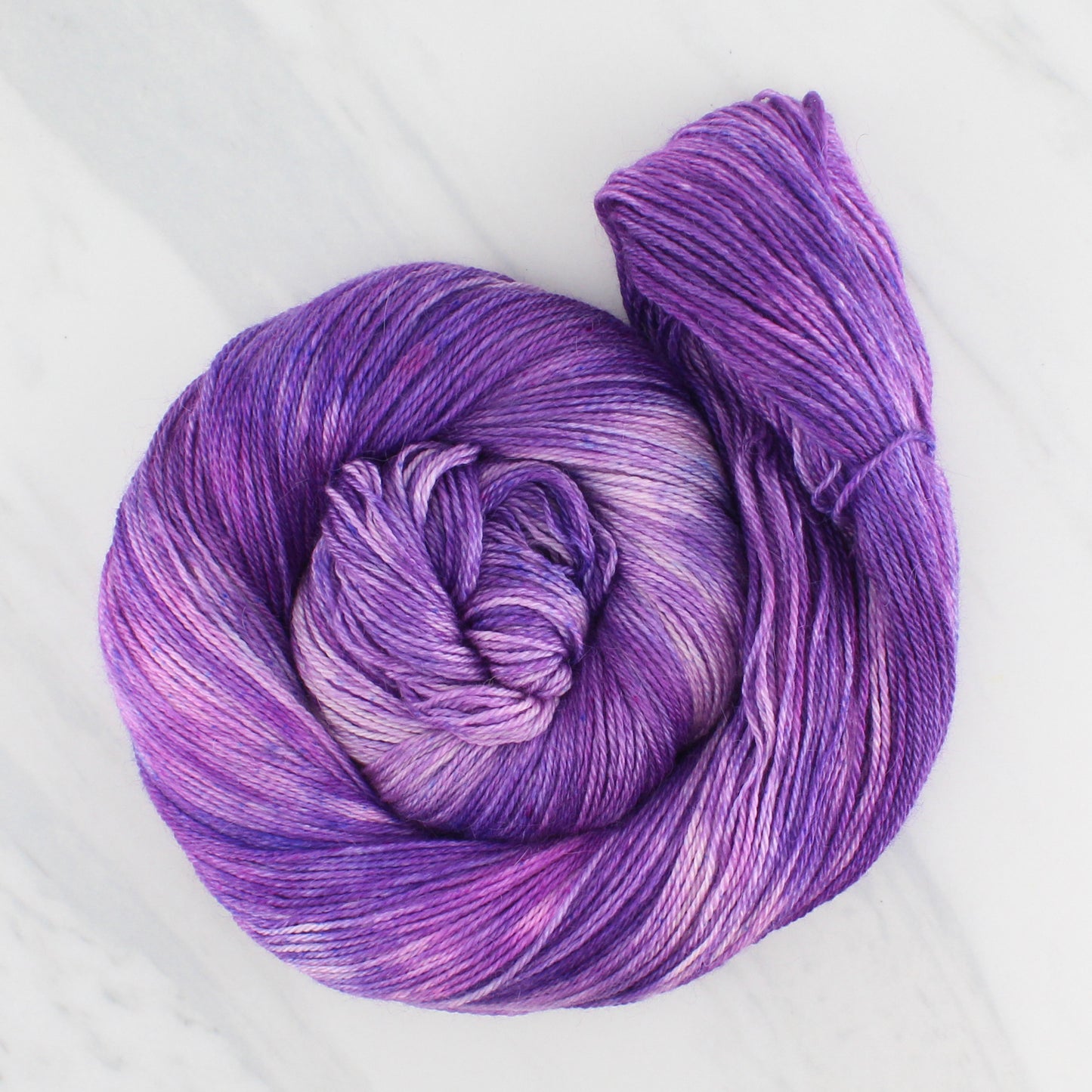PURPLE DELIGHT on Dream Sock  - Hand-Dyed Yarn