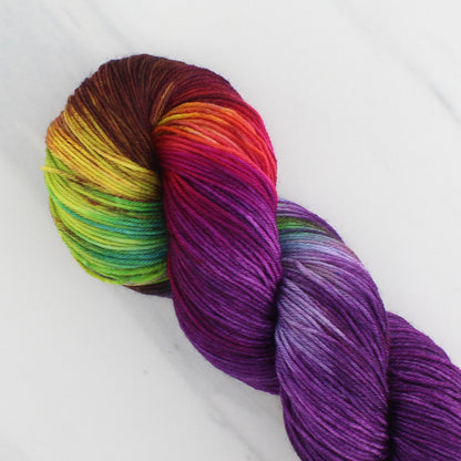 PURPLE PRISM - Yarn Dyed to Order - Assigned Pooling Colorway
