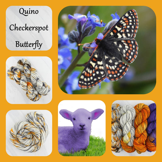 Butterfly Collection - QUINO CHECKERSPOT - Yarn Dyed to Order
