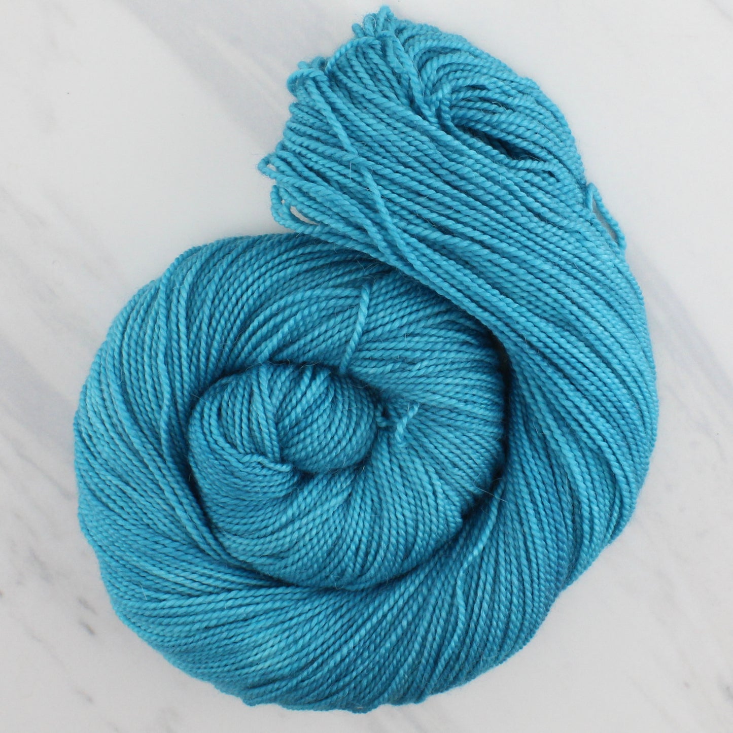 RENAISSANCE BLUE Hand Dyed on Buttery Soft DK  - Semi-Solid Yarn