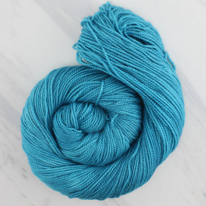 RENAISSANCE BLUE Hand Dyed on Buttery Soft DK  - Semi-Solid Yarn