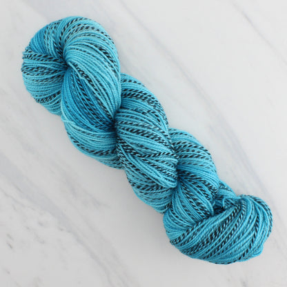 RENAISSANCE BLUE Indie-Dyed Yarn on Stained Glass Fingering - Semi-Solid Colorway