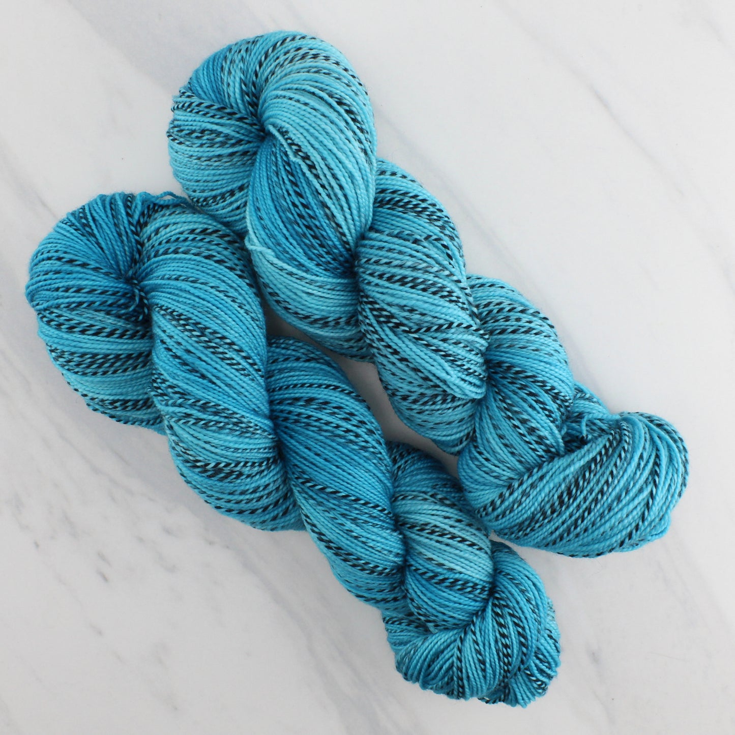 RENAISSANCE BLUE Indie-Dyed Yarn on Stained Glass Fingering - Semi-Solid Colorway