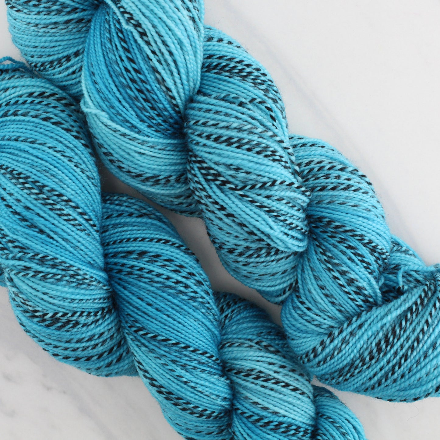 RENAISSANCE BLUE Indie-Dyed Yarn on Stained Glass Fingering - Semi-Solid Colorway