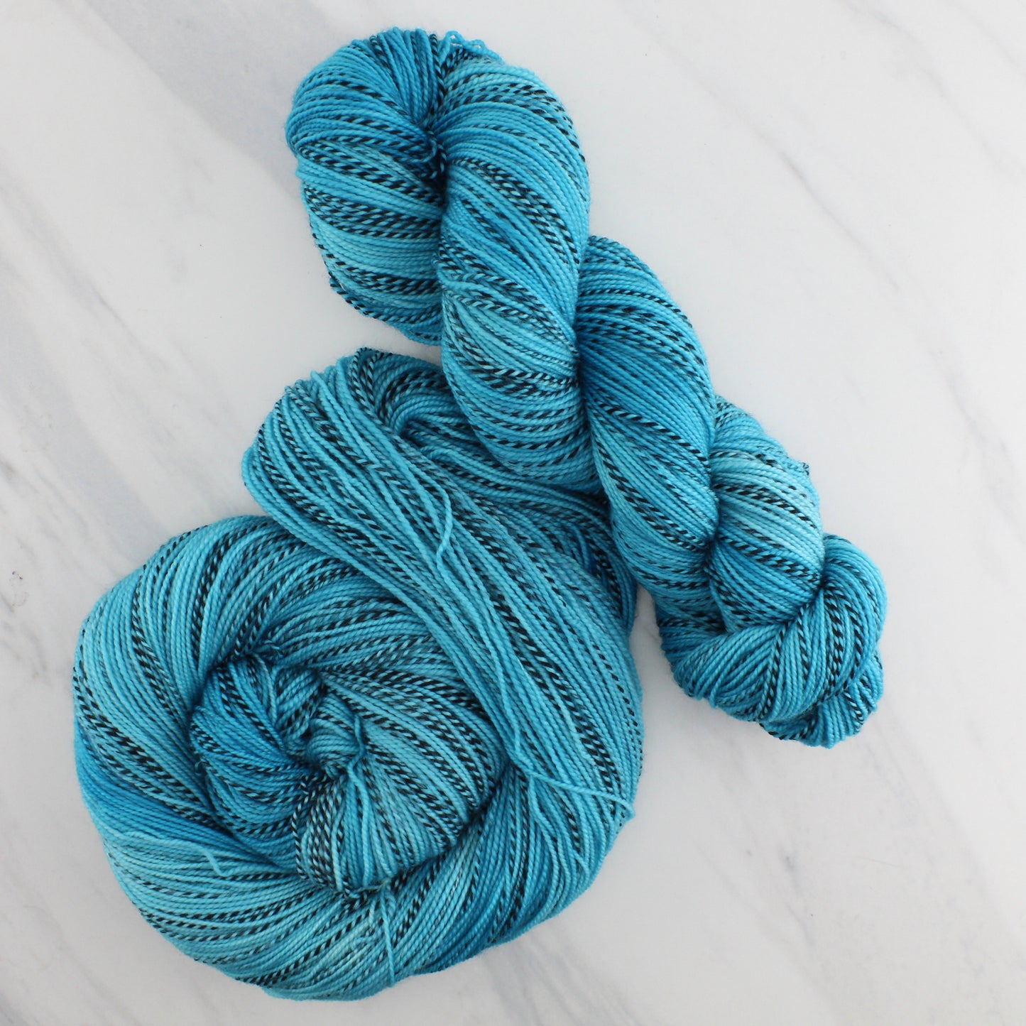 RENAISSANCE BLUE Indie-Dyed Yarn on Stained Glass Fingering - Semi-Solid Colorway