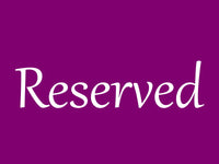 RESERVED FOR BENAY - Purple Iris on Sparkly Merino Sock