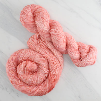 ROSE PETALS Hand Dyed on Sock Perfection - Semi-Solid Colorway