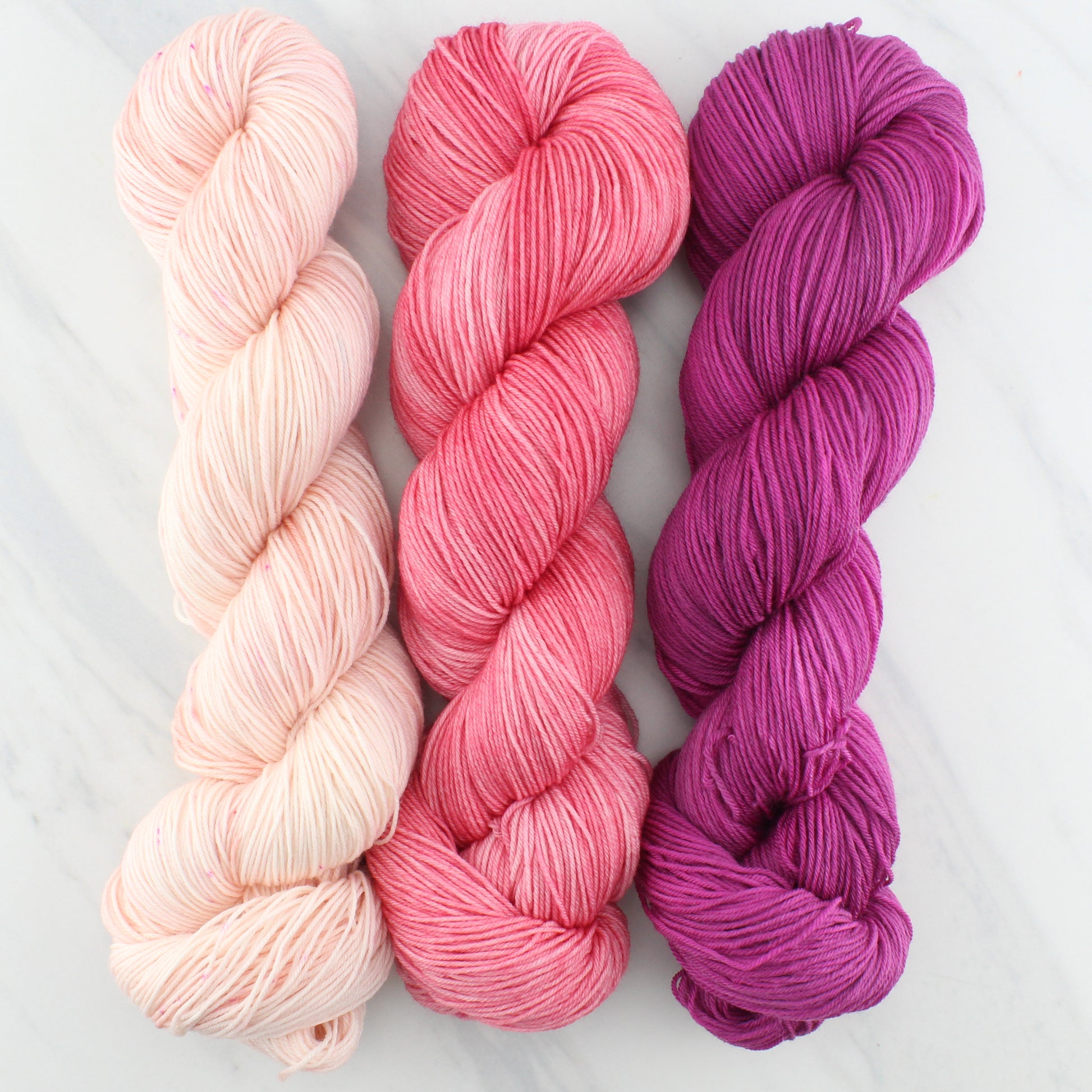 HEIRLOOM ROSE on Sock Perfection - Indie-Dyed Yarn - Purple Lamb