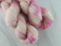 ROSY-FINGERED DAWN Indie-Dyed Yarn on Suri Lace Cloud