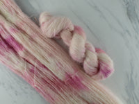 ROSY-FINGERED DAWN Indie-Dyed Yarn on Suri Lace Cloud