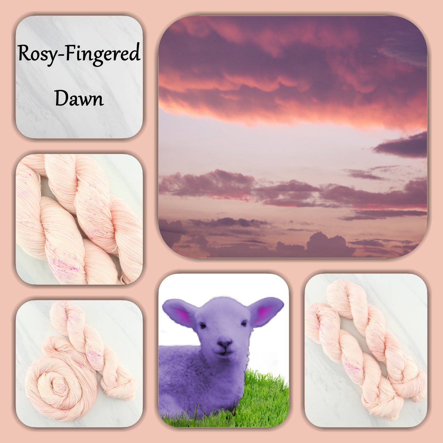 Odyssey Collection - ROSY-FINGERED DAWN - Yarn Dyed to Order