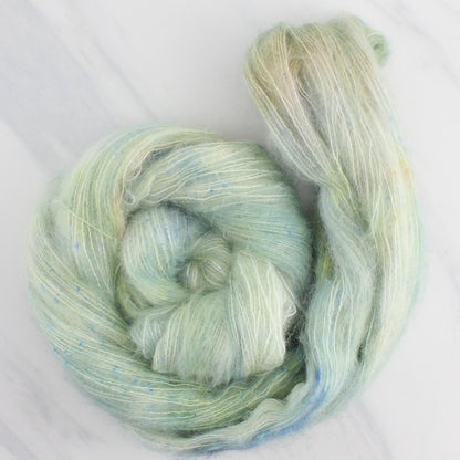 SAGE Hand Dyed on Suri Lace Cloud - Tonal Yarn