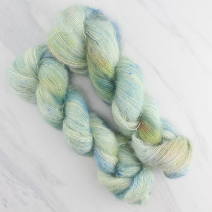 SAGE Hand Dyed on Suri Lace Cloud - Tonal Yarn