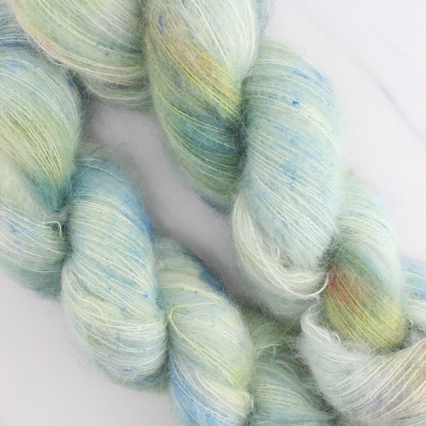 SAGE Hand Dyed on Suri Lace Cloud - Tonal Yarn