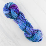 SAPPHIRE DREAMS Indie-Dyed Yarn on Stained Glass Sock