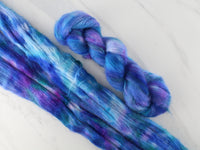 SAPPHIRE DREAMS Indie-Dyed Yarn on Suri Lace Cloud