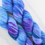 SAPPHIRE DREAMS Hand-Dyed Yarn on Sock Perfection