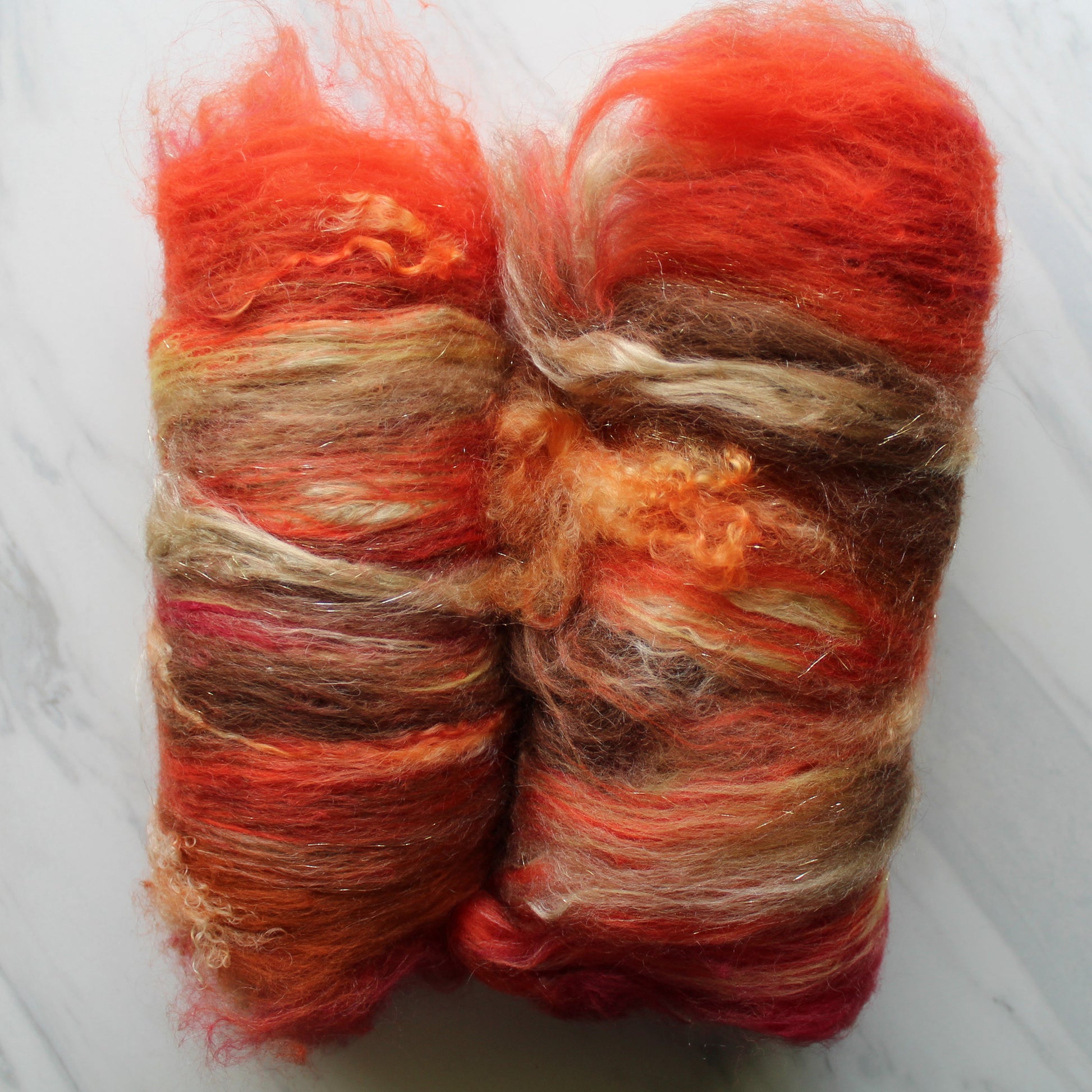SEDONA Textured Luxury Art Batts to Spin and Felt - Purple Lamb