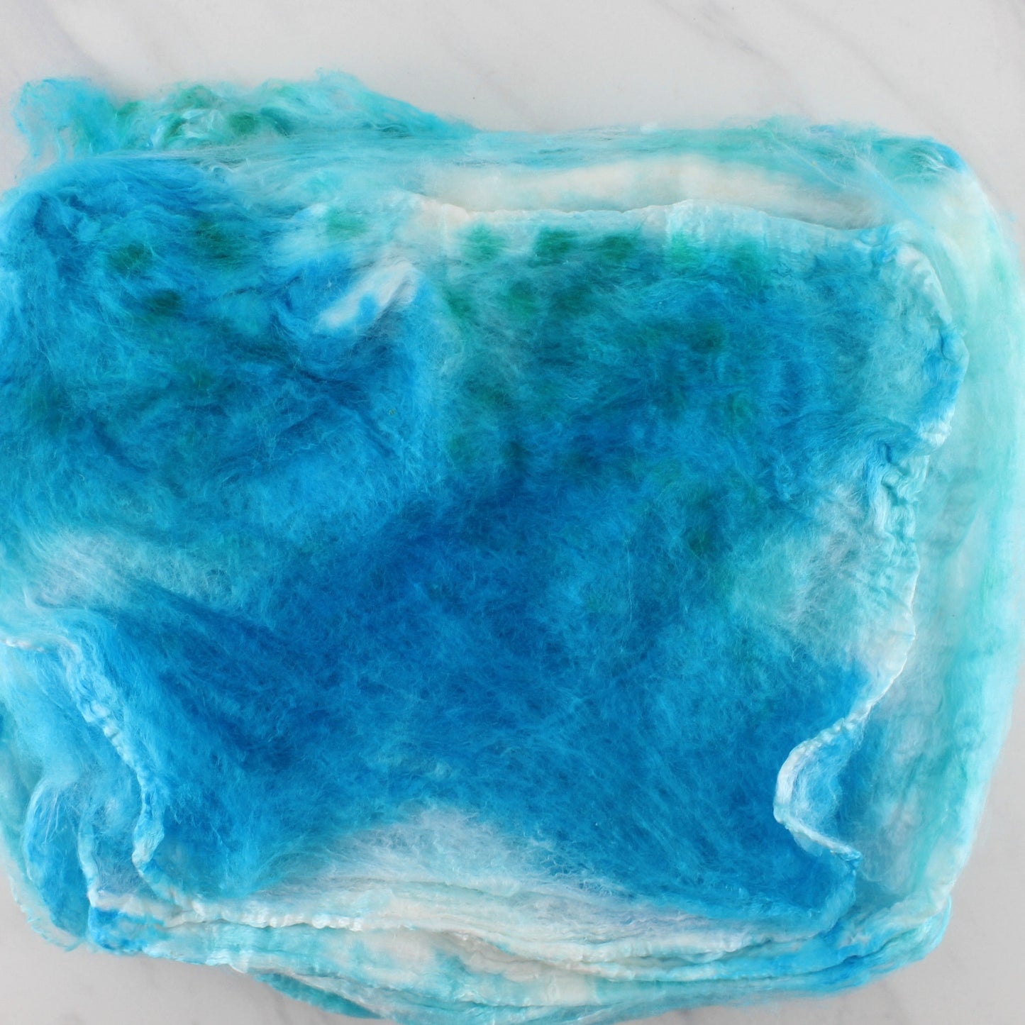 HAND-DYED SILK HANKIES/MAWATA - Colorway #16 - Purple Lamb