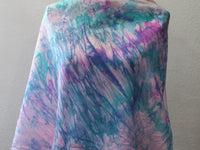 SPRING BREEZE Hand-Dyed Silk Scarf - 35 x 35 inch square