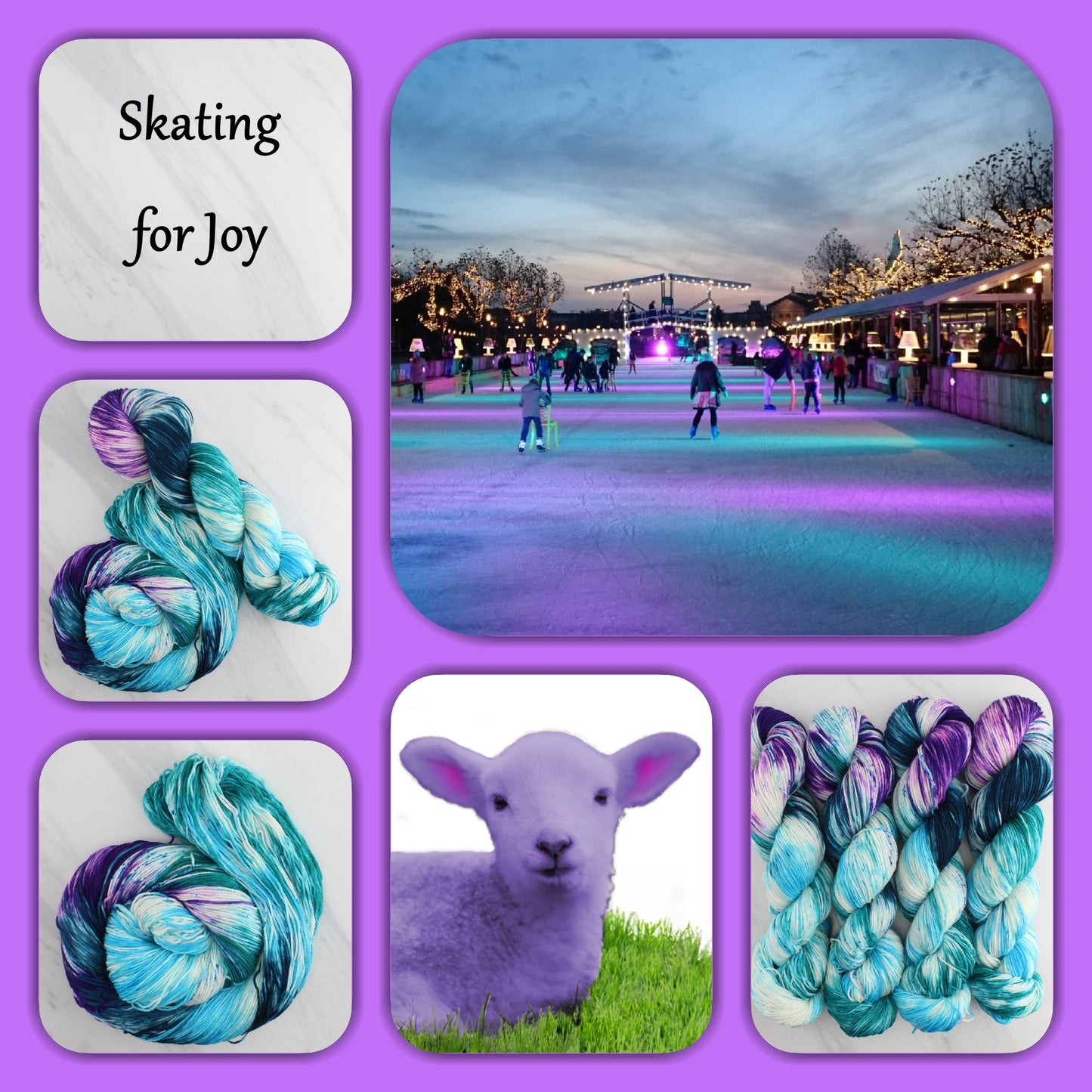 SKATING FOR JOY - Yarn Dyed to Order