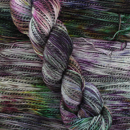SMITTEN on Stained Glass Sock - Indie-Dyed Yarn - Purple Lamb