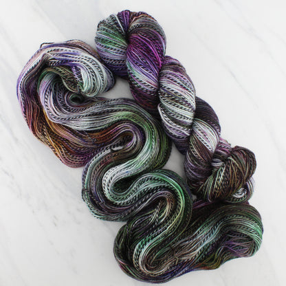 SMITTEN on Stained Glass Sock - Indie-Dyed Yarn - Purple Lamb