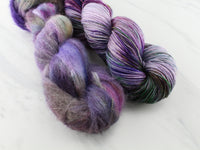 SMITTEN Indie-Dyed Yarn on Suri Lace Cloud