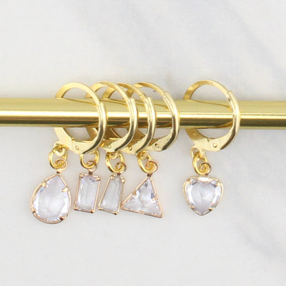 GEM STITCH MARKER SETS FOR KNITTING AND CROCHET