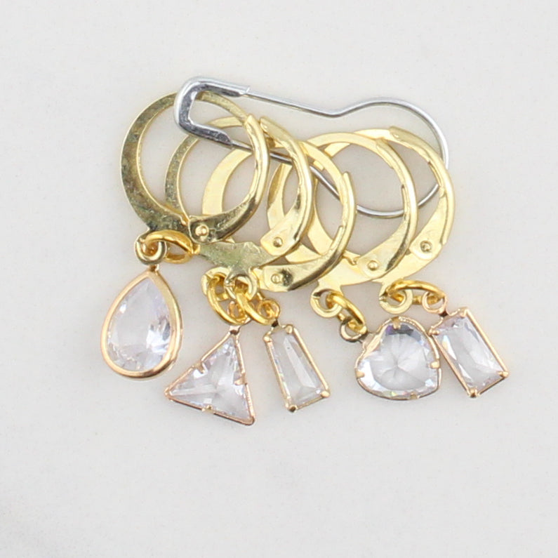 GEM STITCH MARKER SETS FOR KNITTING AND CROCHET