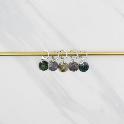 SHELL STITCH MARKER SETS FOR KNITTING AND CROCHET