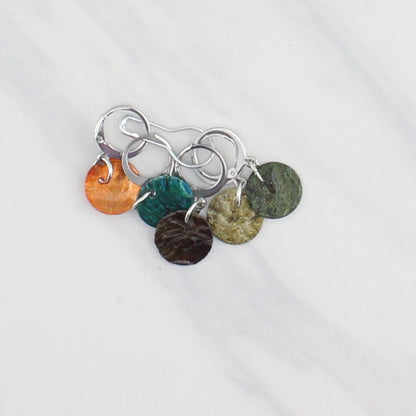 SHELL STITCH MARKER SETS FOR KNITTING AND CROCHET