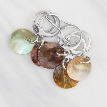 SHELL STITCH MARKER SETS FOR KNITTING AND CROCHET