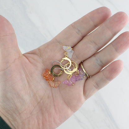 BUTTERFLY STITCH MARKER SETS FOR KNITTING AND CROCHET