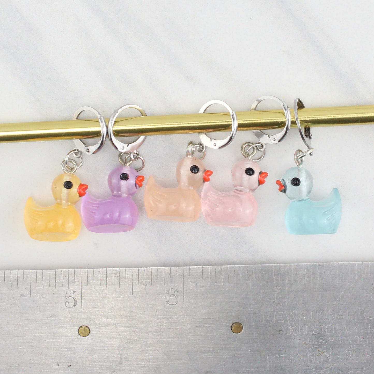 FIVE LITTLE DUCKS STITCH MARKER SETS FOR KNITTING AND CROCHET