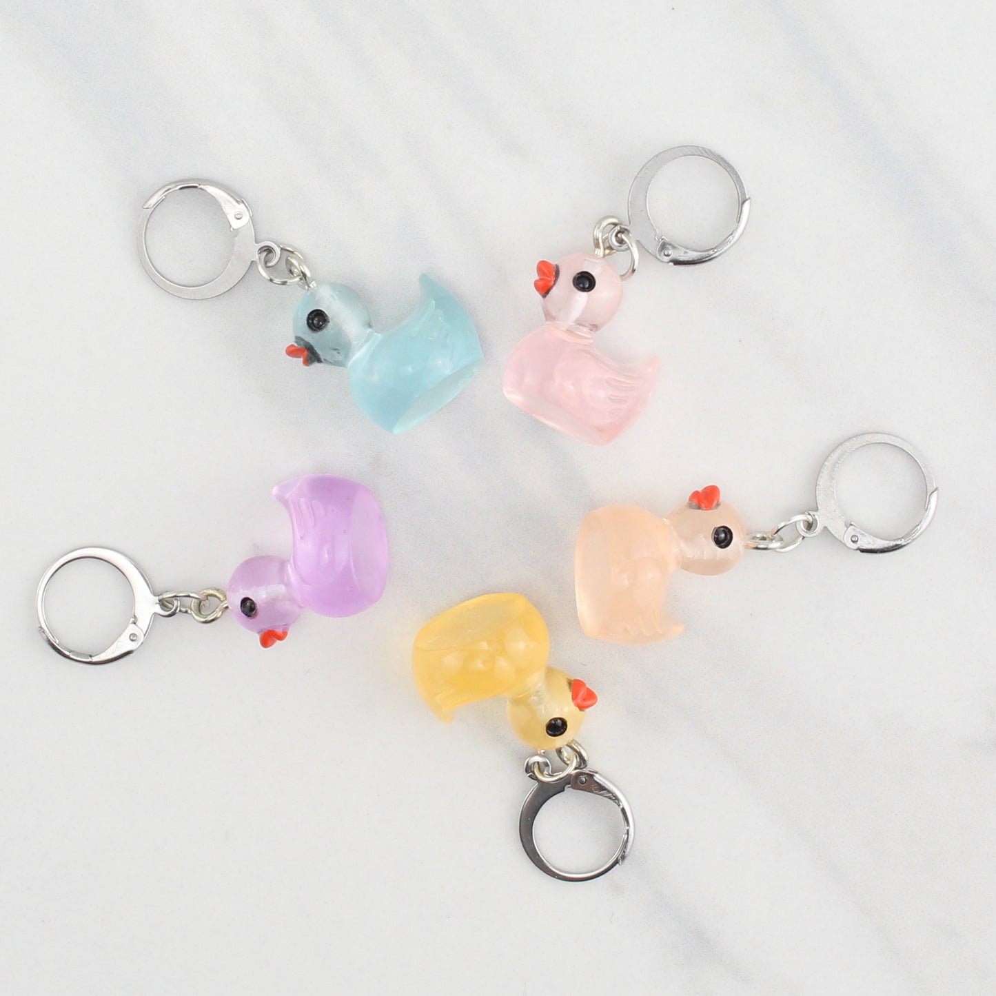 FIVE LITTLE DUCKS STITCH MARKER SETS FOR KNITTING AND CROCHET