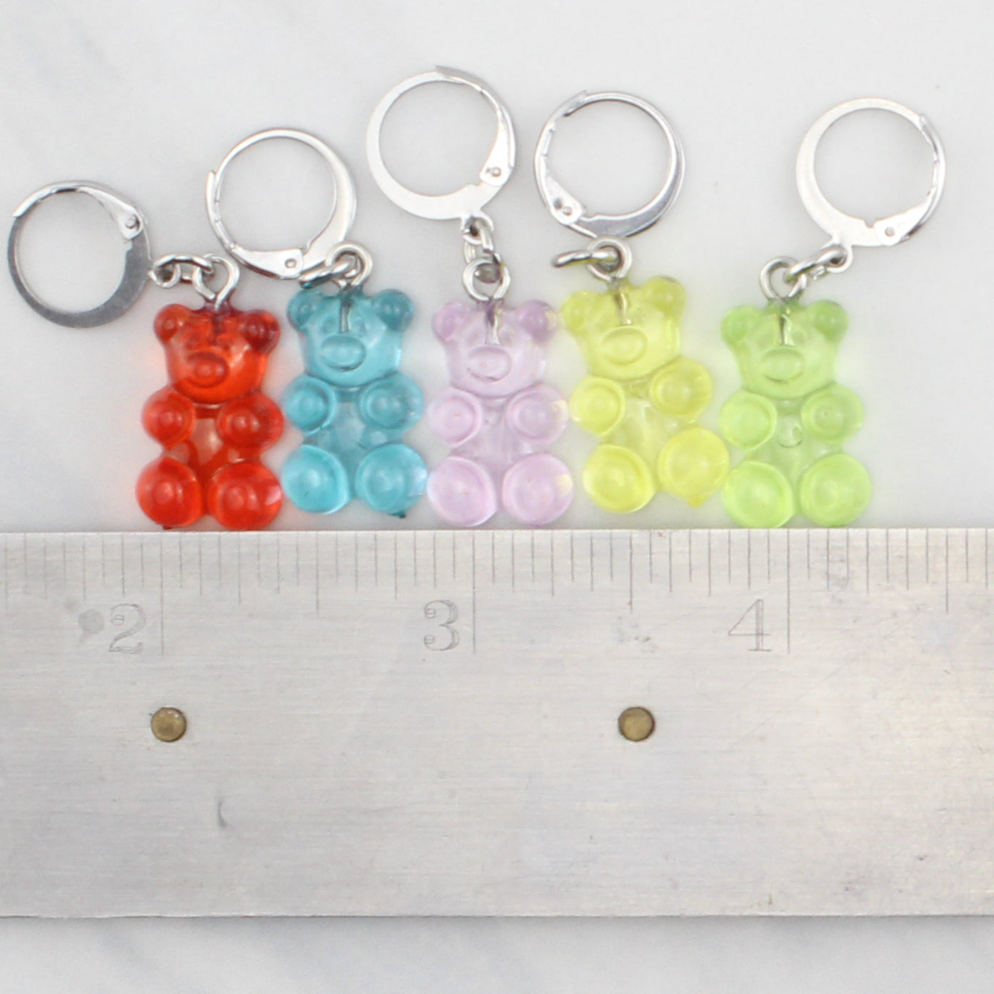 GUMMY BEAR STITCH MARKER SETS FOR KNITTING AND CROCHET