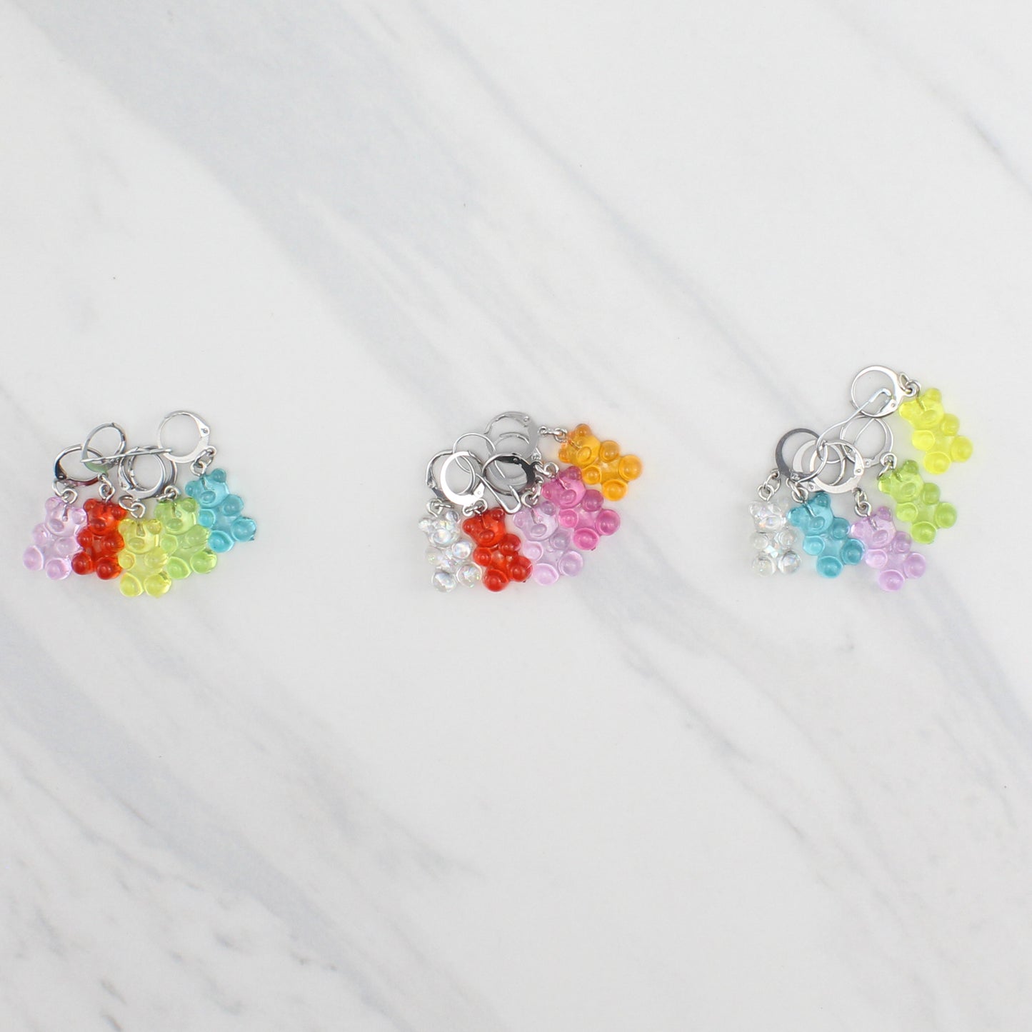 GUMMY BEAR STITCH MARKER SETS FOR KNITTING AND CROCHET