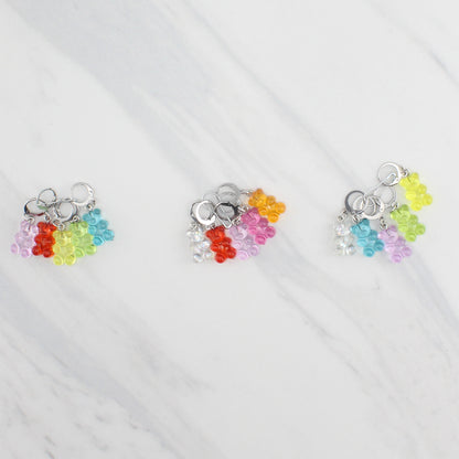 GUMMY BEAR STITCH MARKER SETS FOR KNITTING AND CROCHET