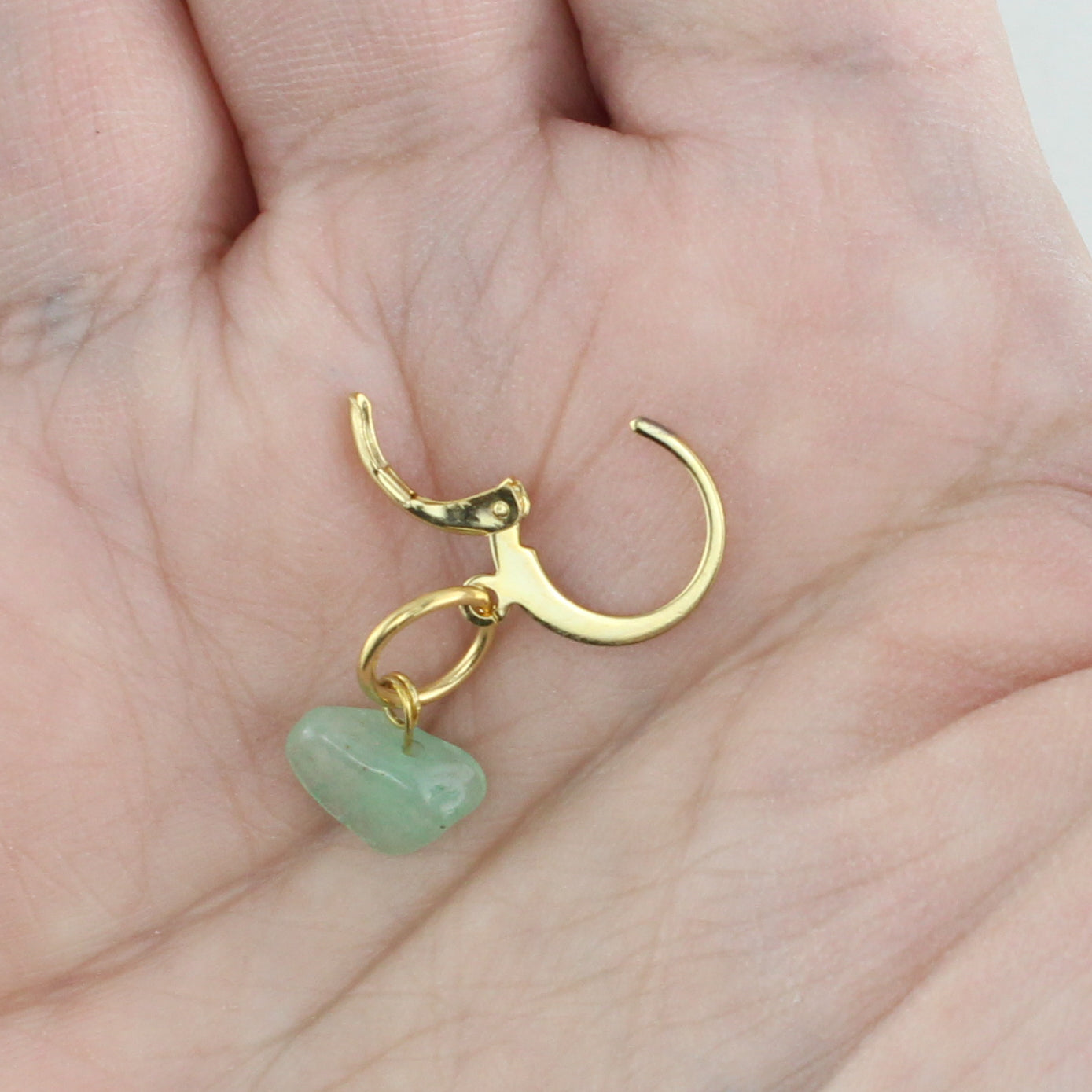 POLISHED STONE STITCH MARKER SETS FOR KNITTING AND CROCHET