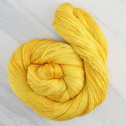 SUNFLOWER Indie-Dyed Yarn on So Silky Fingering