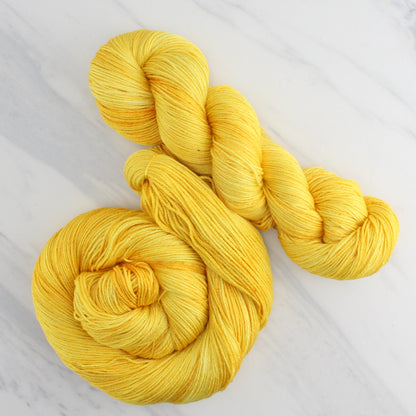 SUNFLOWER Indie-Dyed Yarn on So Silky Fingering