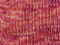 SUNRISE, SUNSET Indie-Dyed Yarn on Squiggle Sock