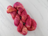 SUNRISE, SUNSET Indie-Dyed Yarn on Feather Sock