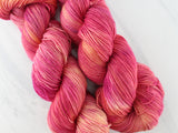 SUNRISE, SUNSET Indie-Dyed Yarn on Feather Sock