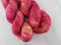 SUNRISE, SUNSET Indie-Dyed Yarn on Feather Sock