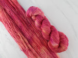 SUNRISE, SUNSET Indie-Dyed Yarn on Feather Sock