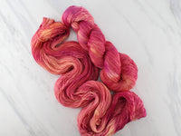 SUNRISE, SUNSET Indie-Dyed Yarn on Feather Sock