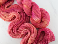 SUNRISE, SUNSET Indie-Dyed Yarn on Feather Sock