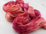SUNRISE, SUNSET Hand-Dyed Yarn on Sock Perfection